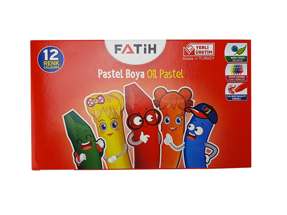 Маслени пастели Fatih 12 цвята