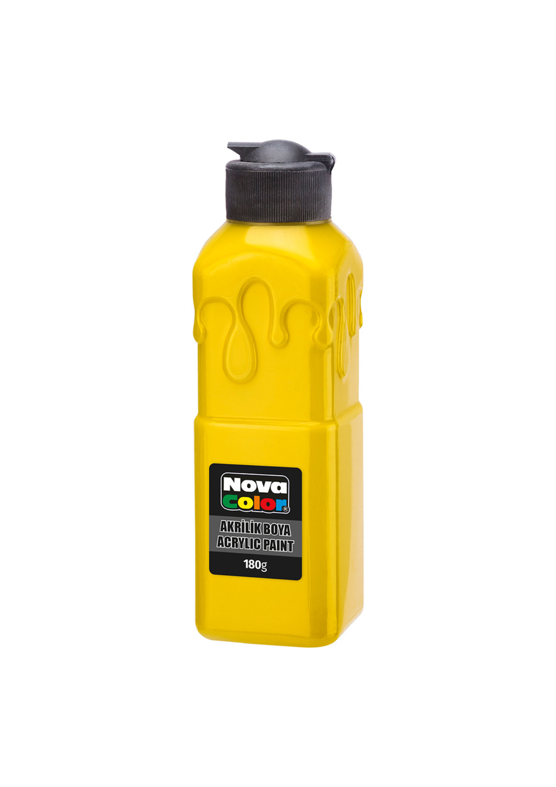 Акрилна боя 180гр. жълта Nova Color
