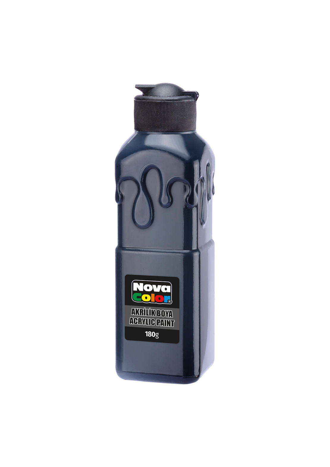 Акрилна боя 180гр. черна Nova Color
