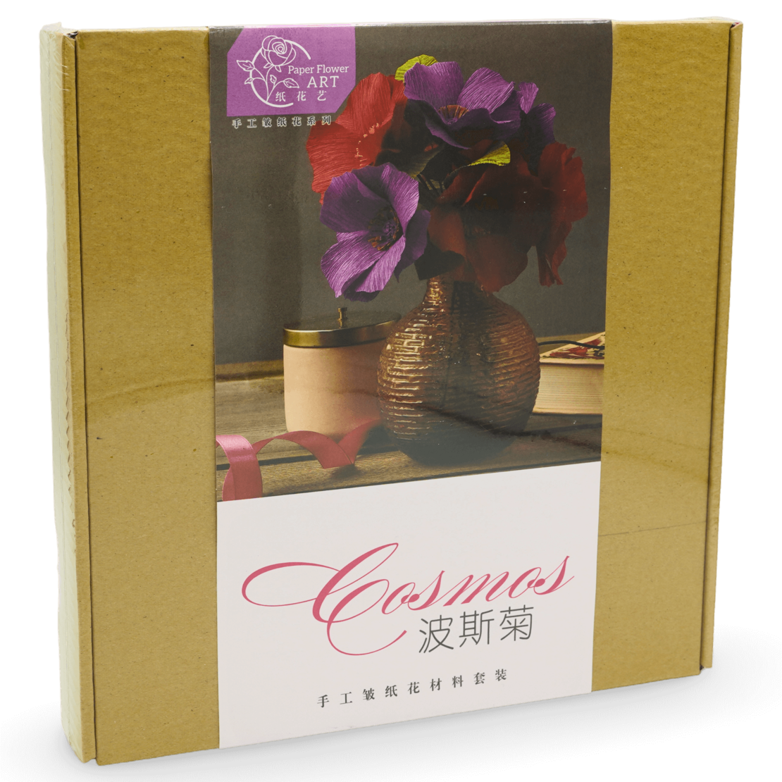 Комплект за ръчна изработка на цветя от креп хартия C115