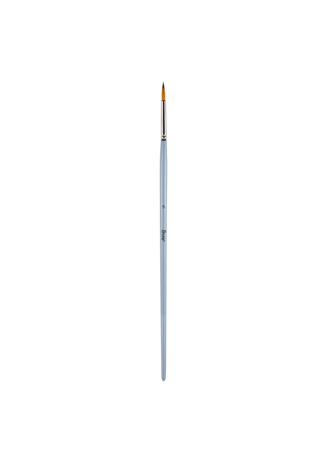 Brons Brush Art Четка №5 за акварел и акрил с дълга дръжка – контролирани мазки