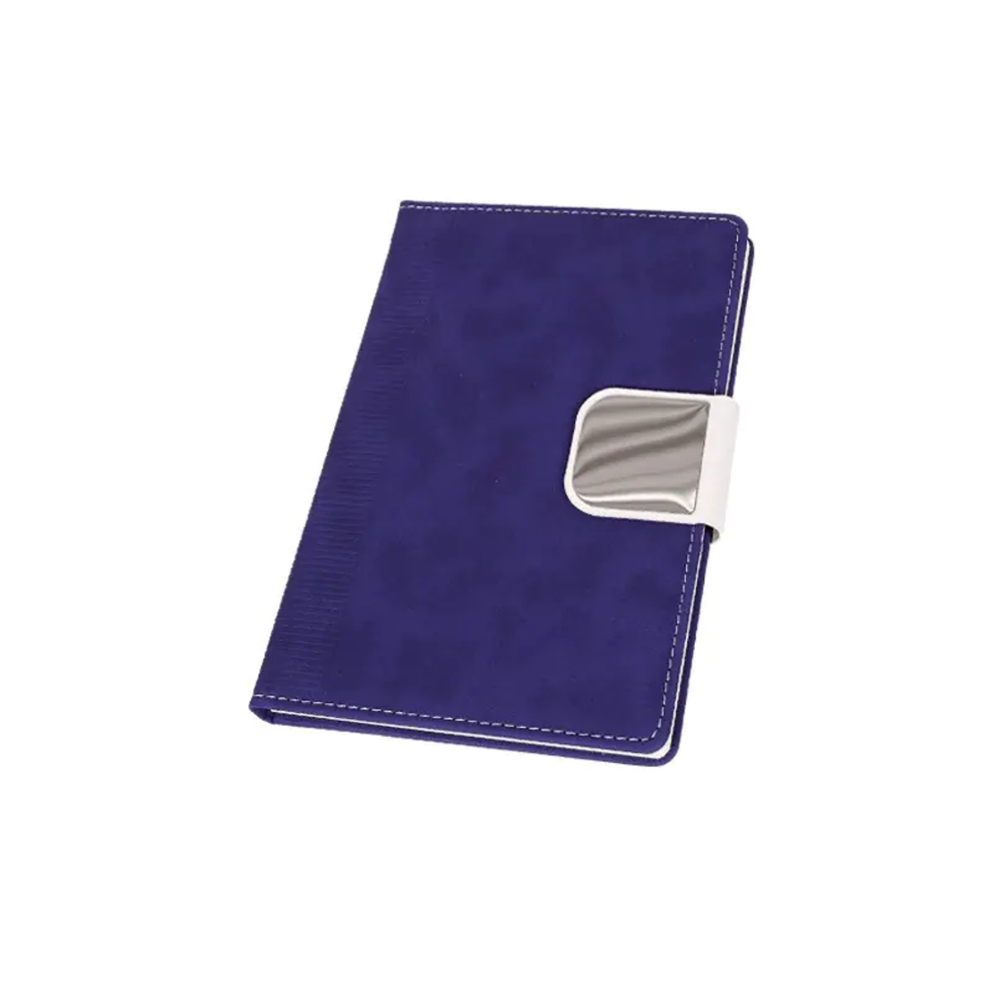 Бележник еко кожа с магнитно закопчаване Тъмно лилав