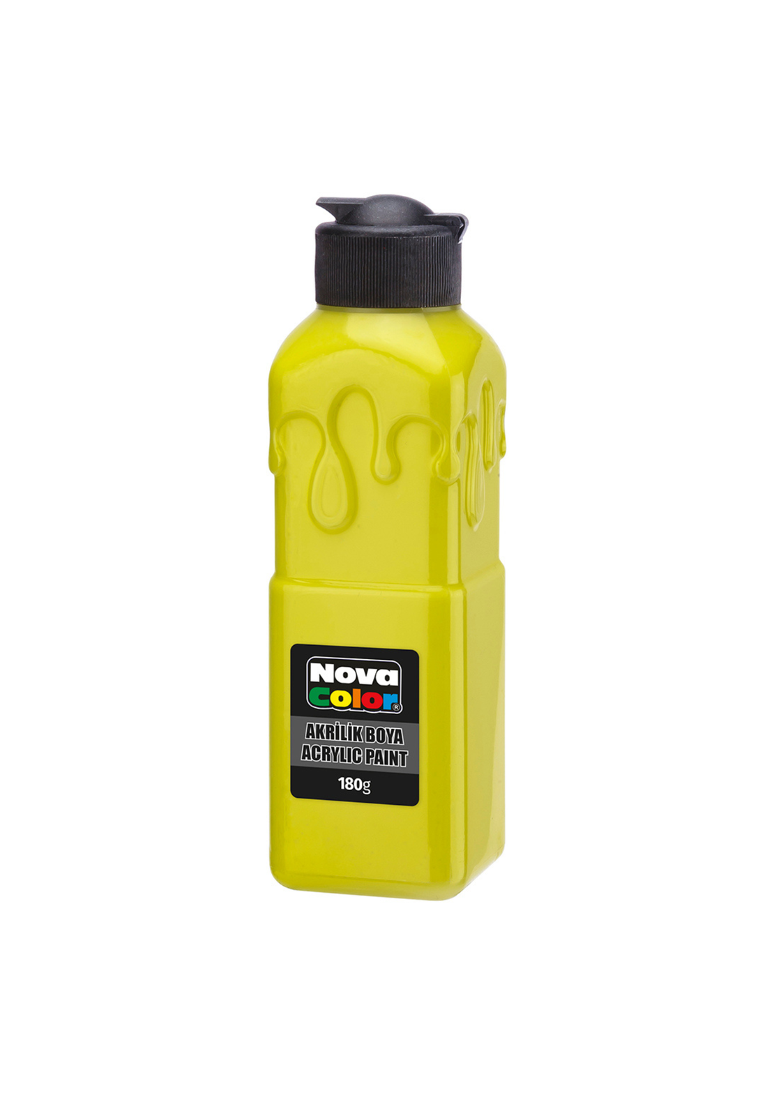 Акрилна боя 180гр. Лимонено жълто Nova Color