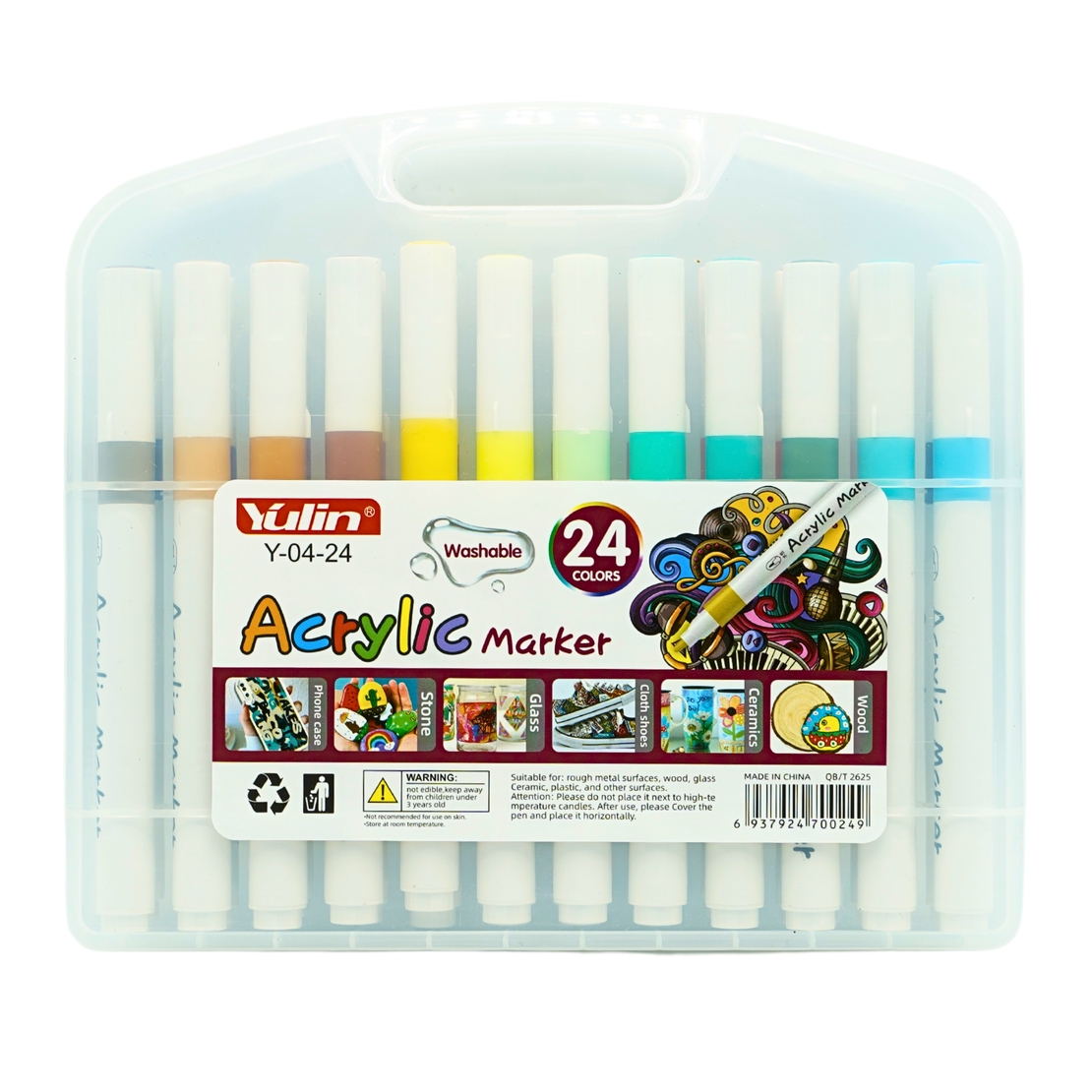 Акрилни маркери 24цв.