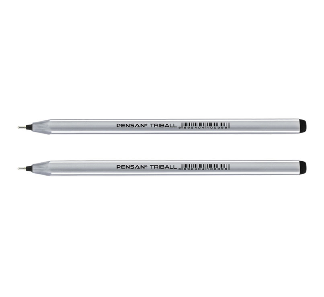 Химикалка Pensan Triball 1.0мм Черен