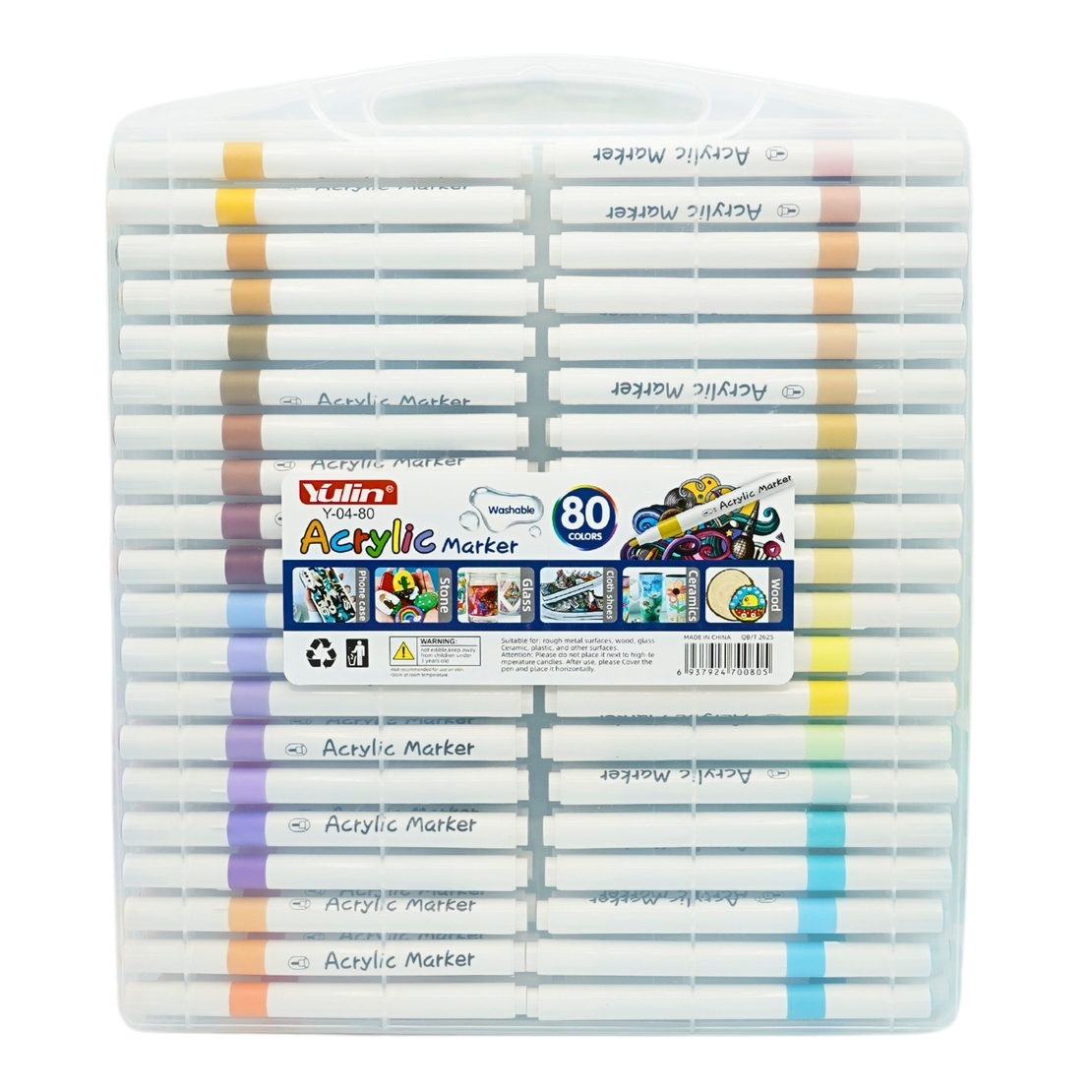 Акрилни маркери 80цв.