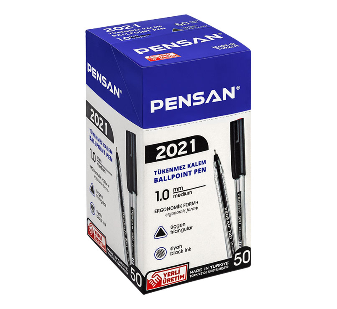 Химикалка Pensan 2021 / 1.0 мм. Черна