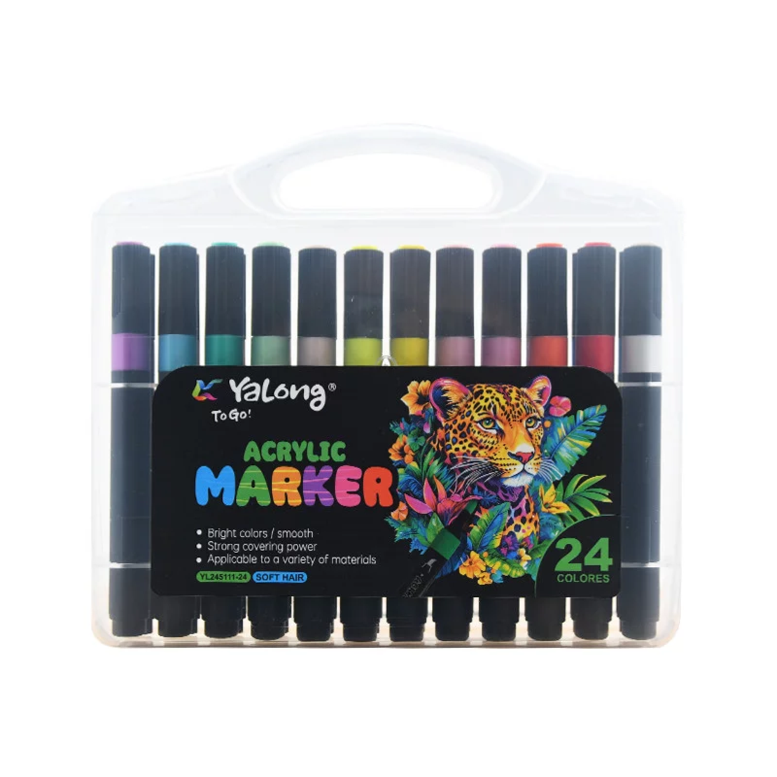 Акрилни маркери Yalong 24цв.