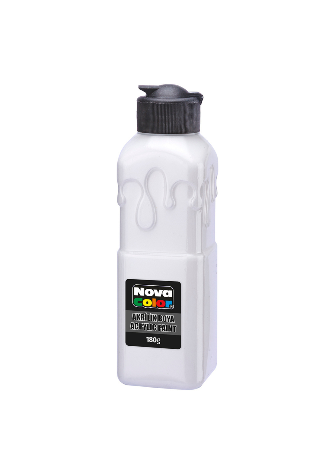Акрилна боя 180гр. бяла Nova Color