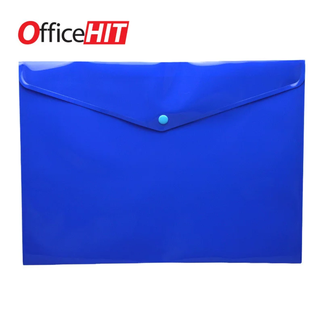 Папка с копче А4+ 36х26 Синя