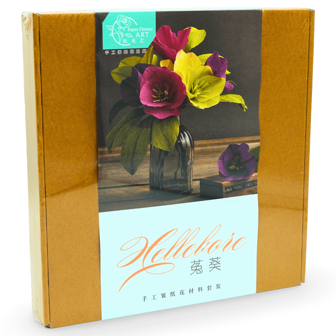 Комплект за ръчна изработка на цветя от креп хартия C116