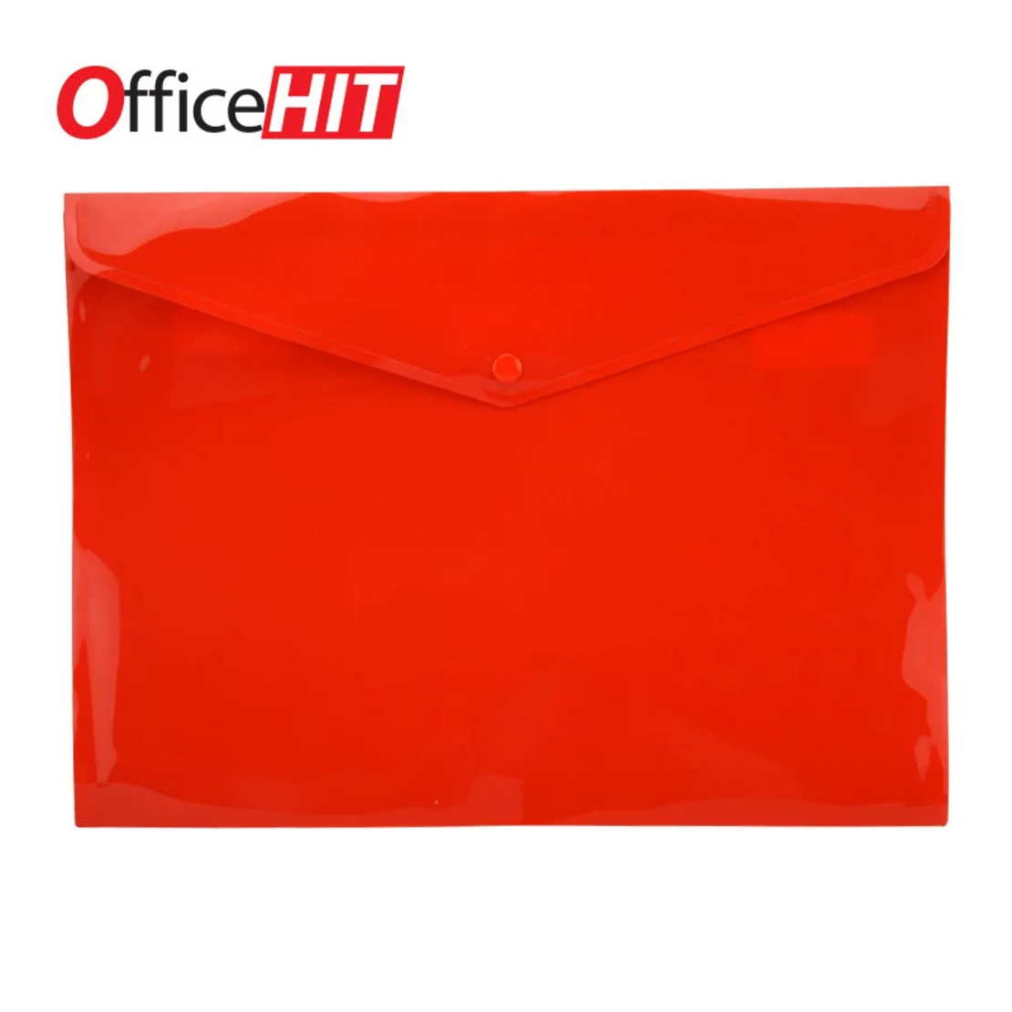 Папка с копче А4+ 36х26 Червена