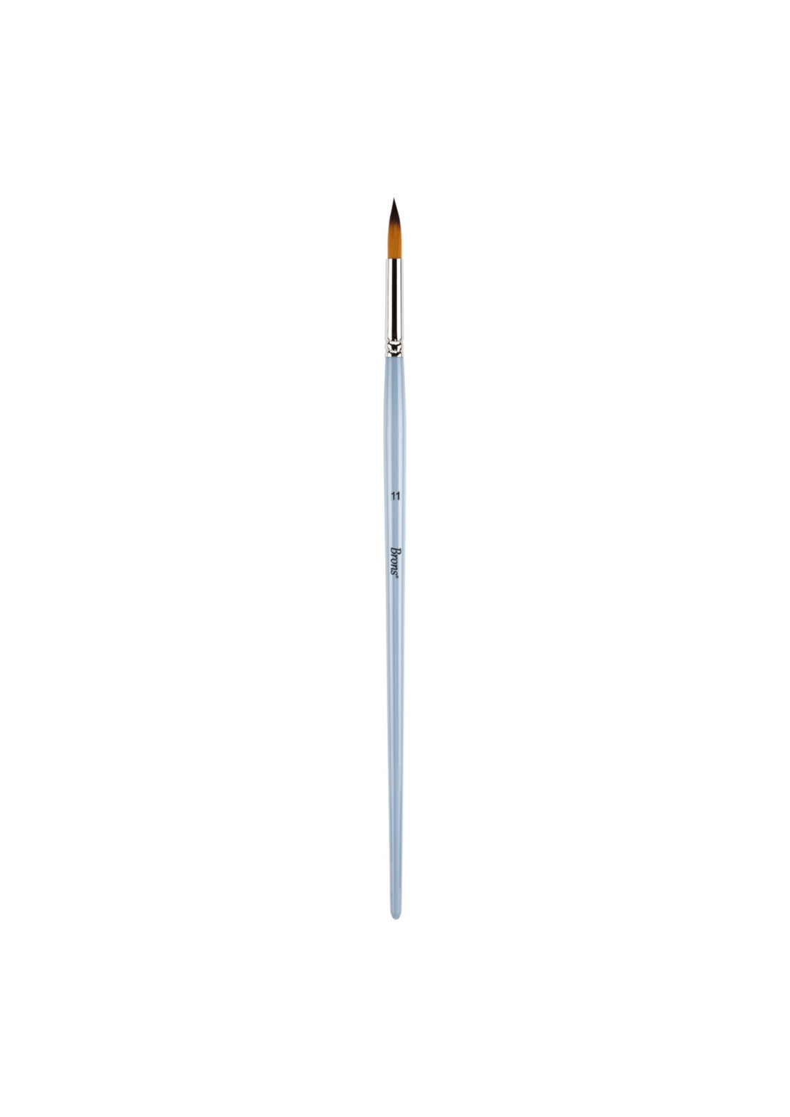 Brons Brush Art Четка №11 за акварел и акрил с дълга дръжка – професионално рисуване