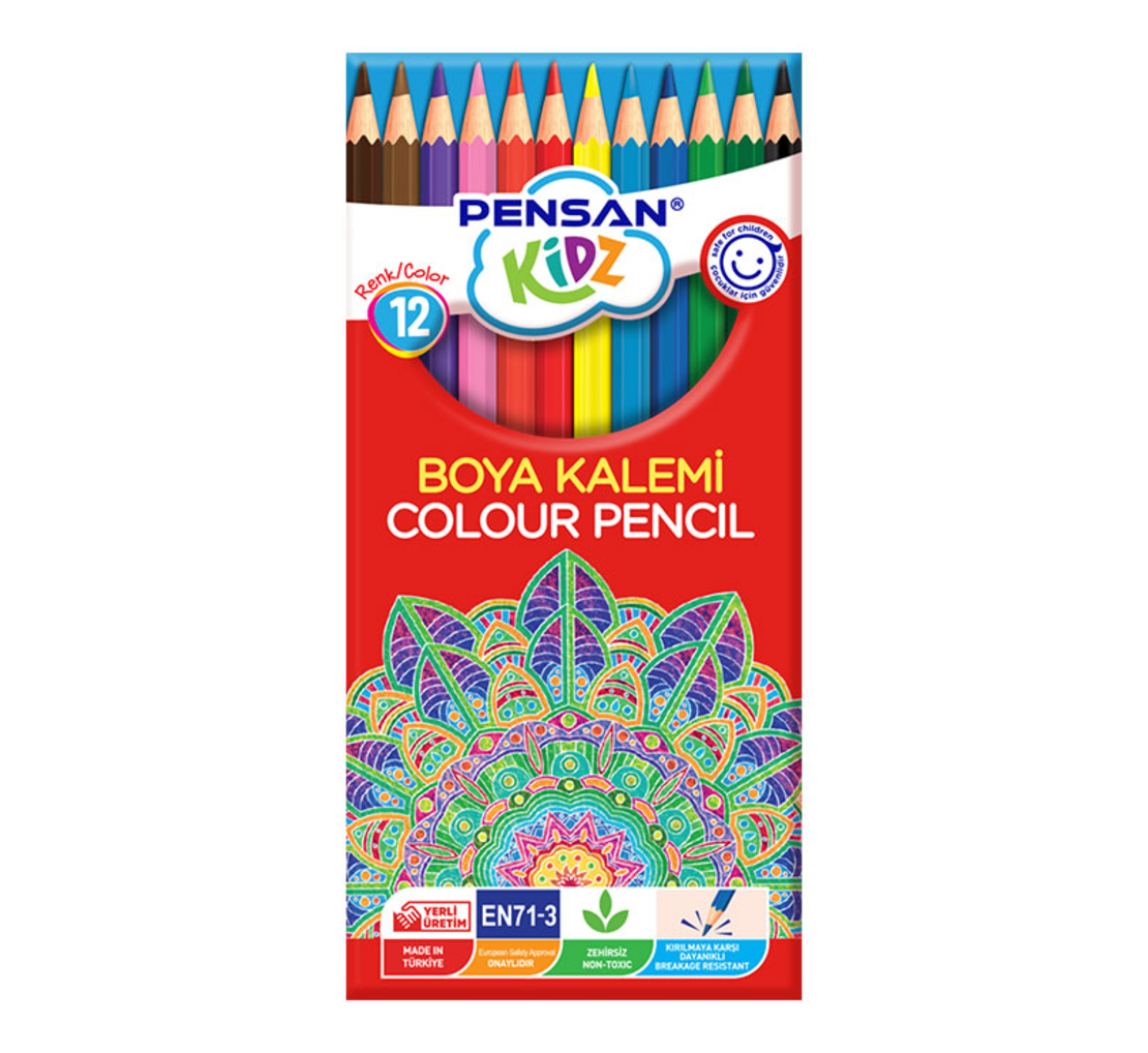 Цветни моливи Pensan 12 цв.