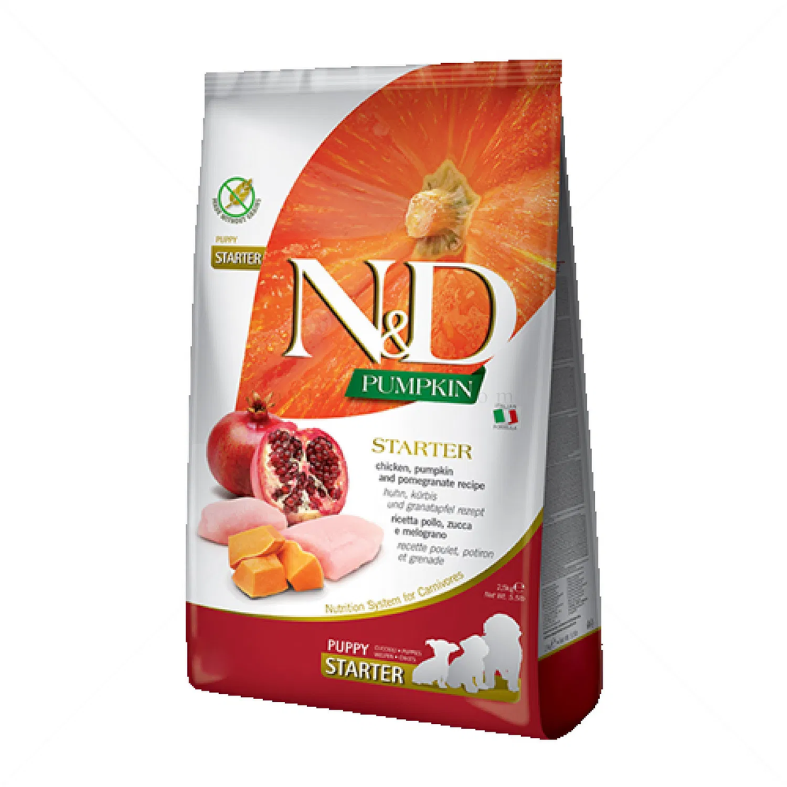 N&D Dog Pumpkin Starter с пилешко месо, тиква, нар за кученца в периода на отбиване до 2 месечна възраст