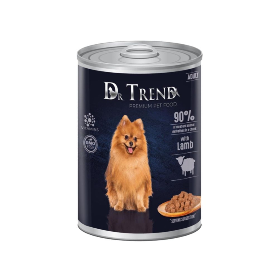 DR. TREND DOG CHUNKS IN GRAVY WITH LAMB – КОНСЕРВА ЗА КУЧЕ С АГНЕШКО