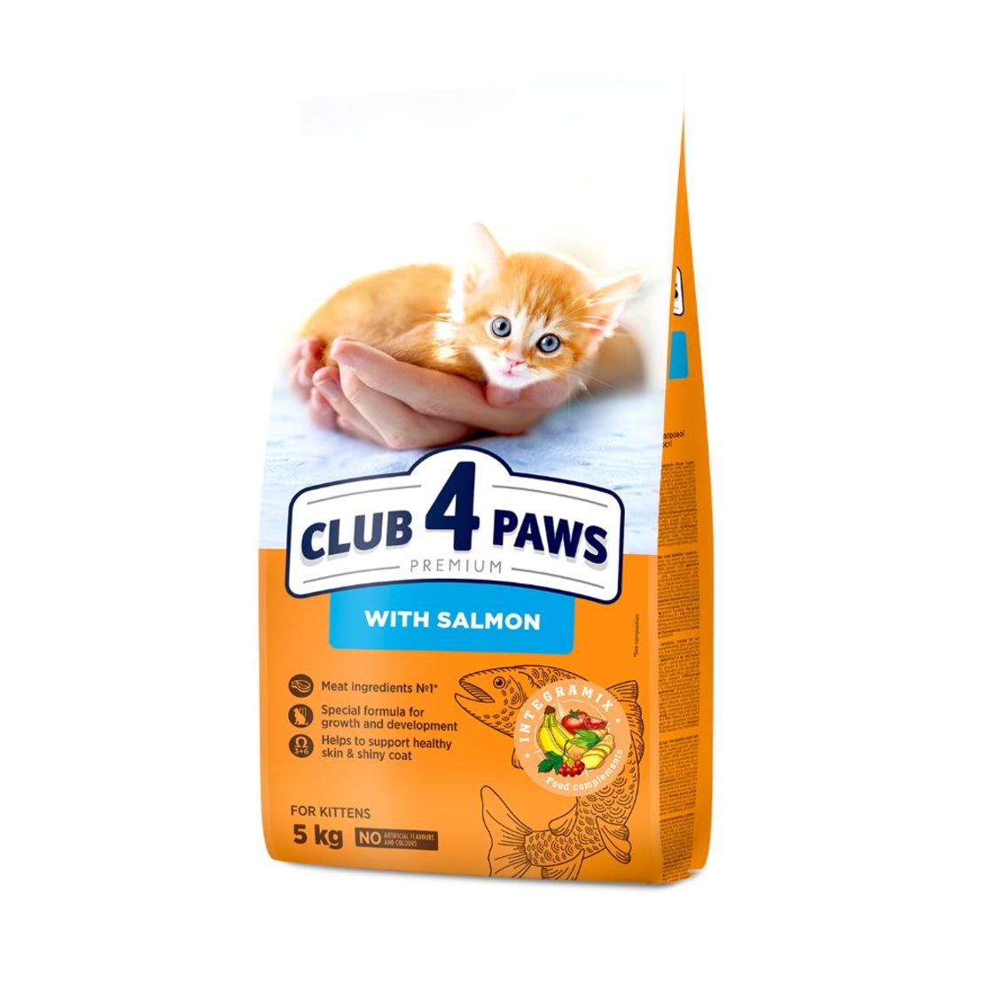 CLUB 4 PAWS CAT KITTEN WITH SALMON – ХРАНА ЗА БЕБЕ КОТКИ