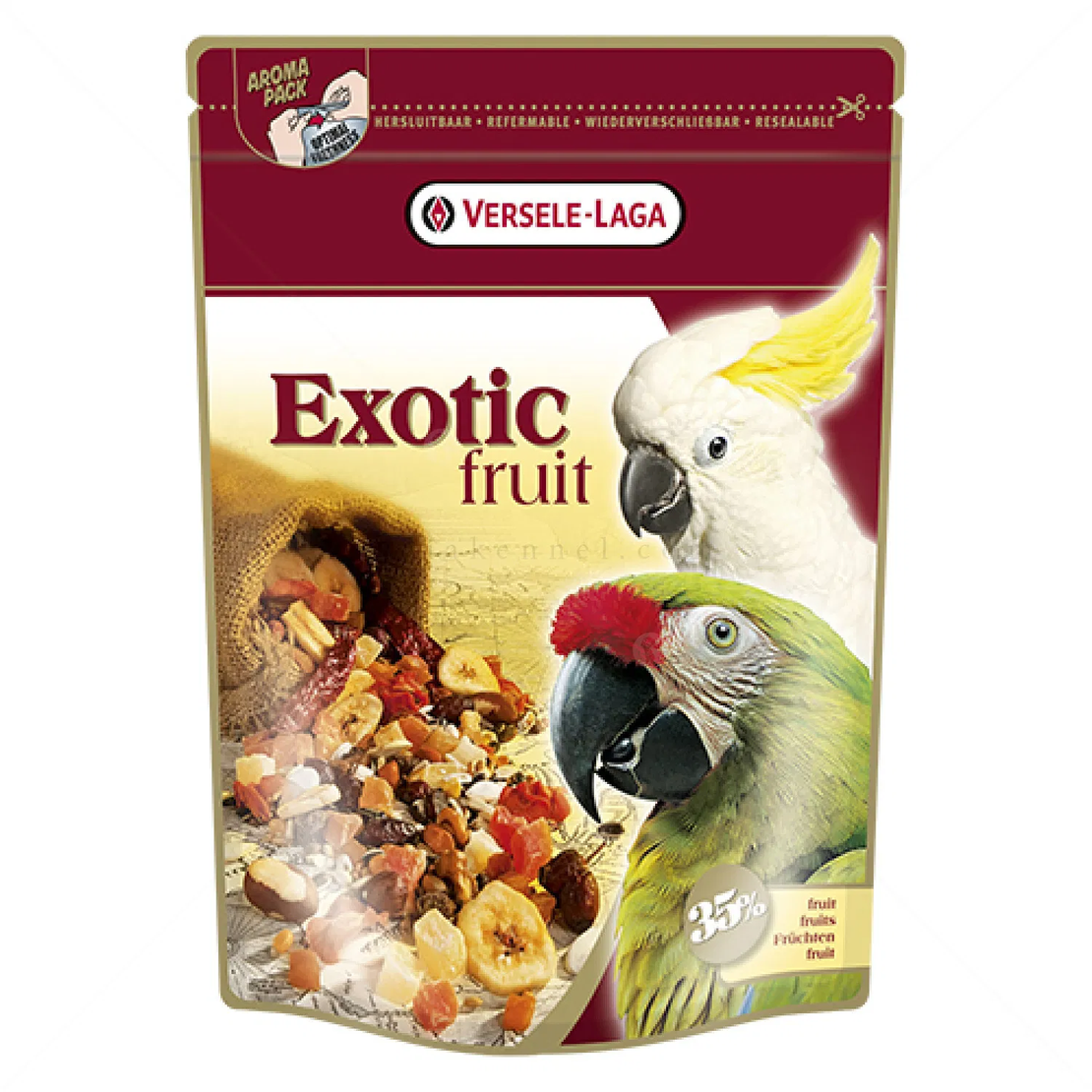 VERSELE LAGA Exotic Fruit - храна за големи папагали с екзотични плодове