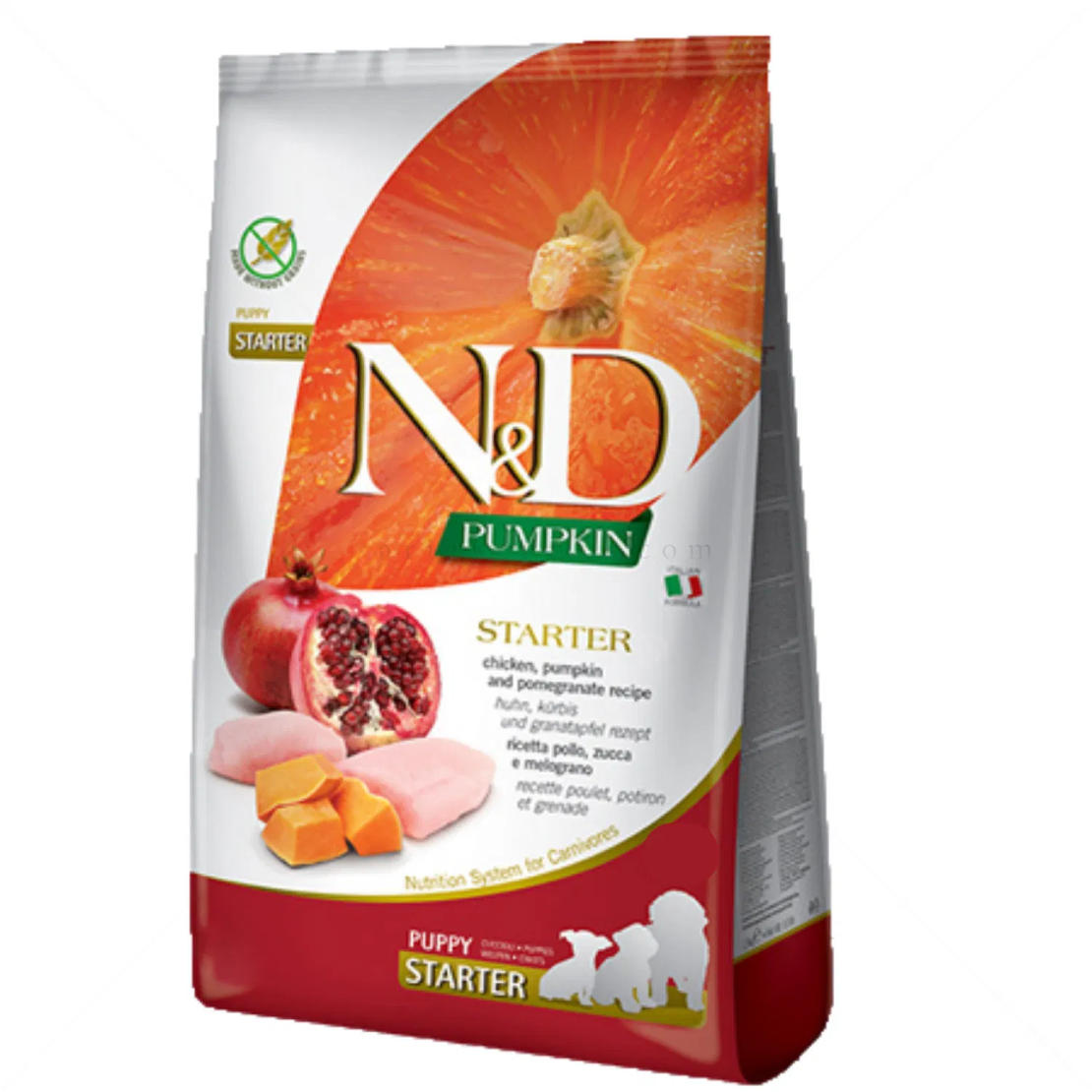 N&D Dog Pumpkin Starter с пилешко месо, тиква, нар за кученца в периода на отбиване до 2 месечна възраст