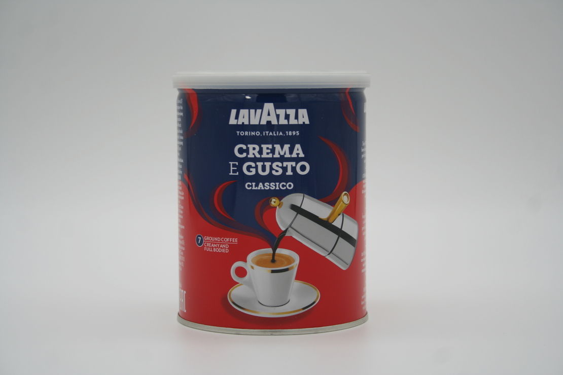 Lavazza Crema e Gusto Classico ground metal box 250gr.