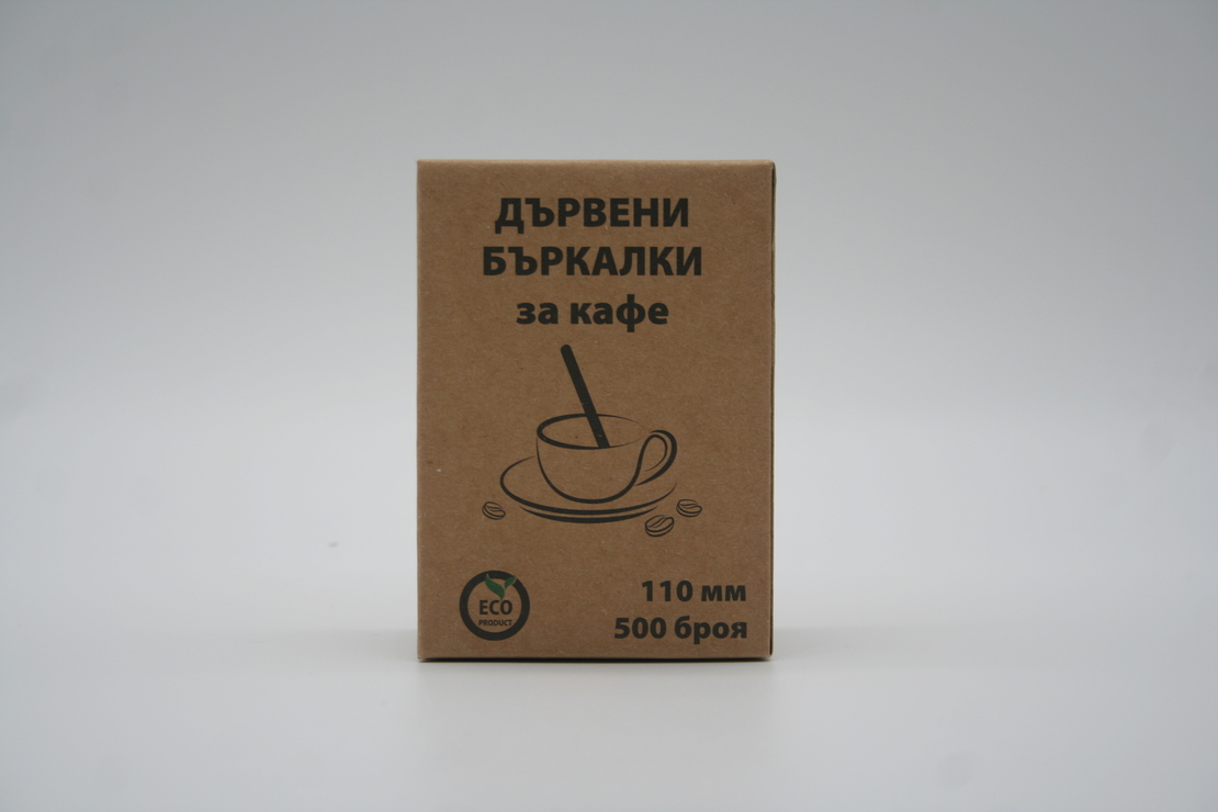 Дървени бъркалки 110 мм (500 бр.)