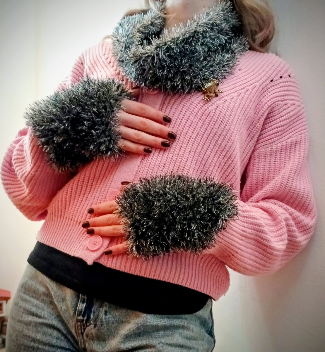 шал и ръкавици комплект