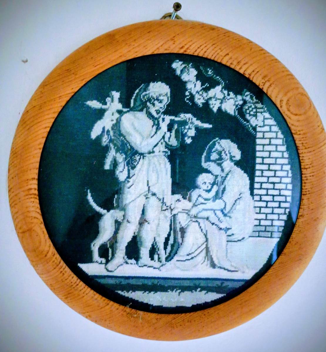 гоблен Есен в сиво сини тонове