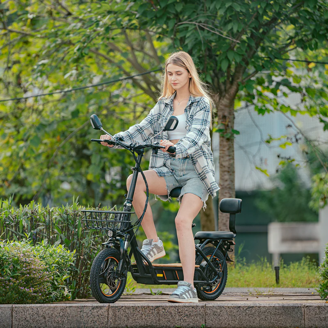 Електрически скутер тротинетка KuKirin C1 Pro, Максимална скорост 45км/ч, Автономия 100км, Мотор 500W