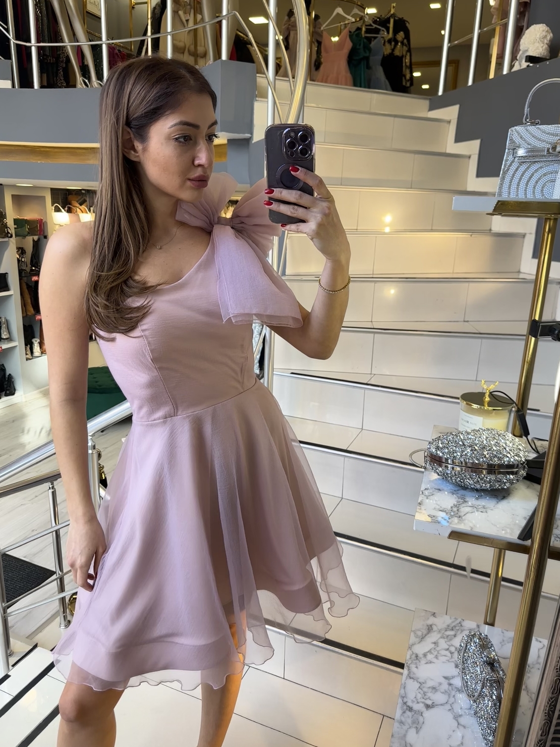 Рокля Амелия розова