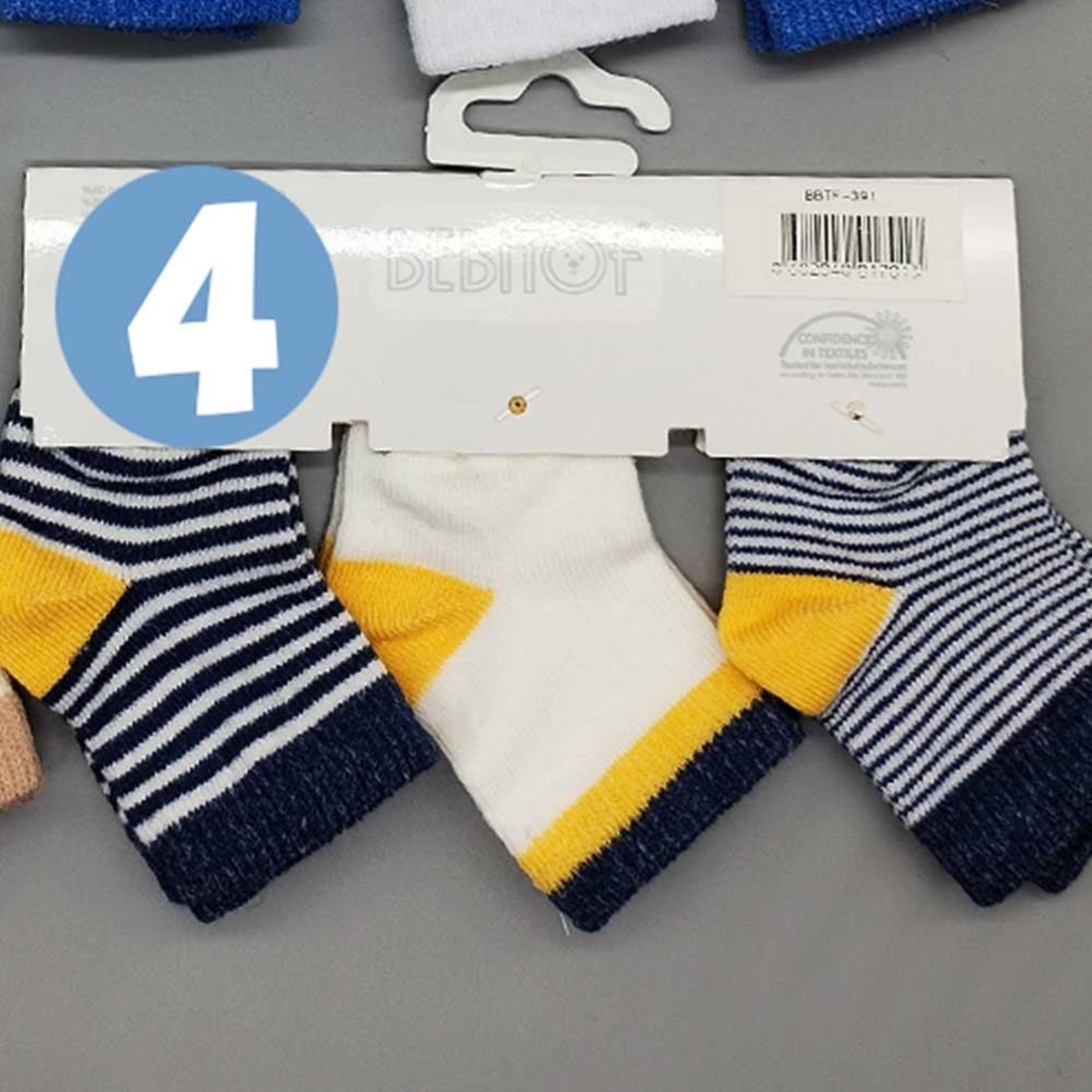 3бр Чорапи за новородени 0-3м