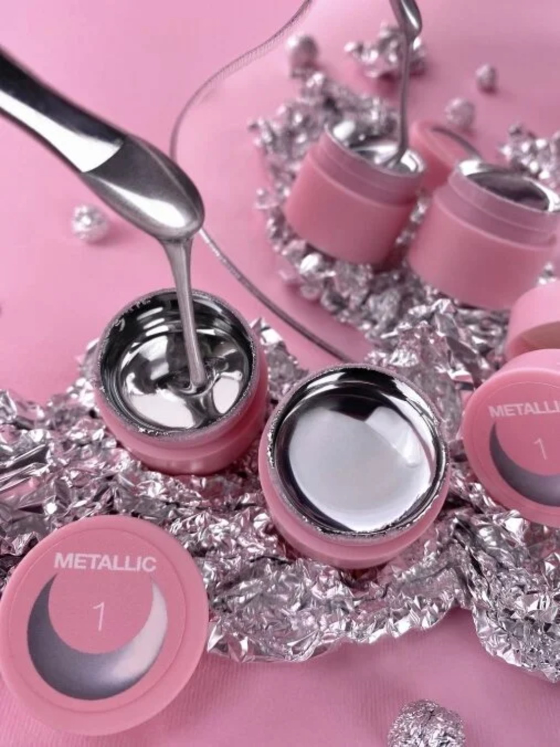 Гел боя Metallic Gel №1 5ml