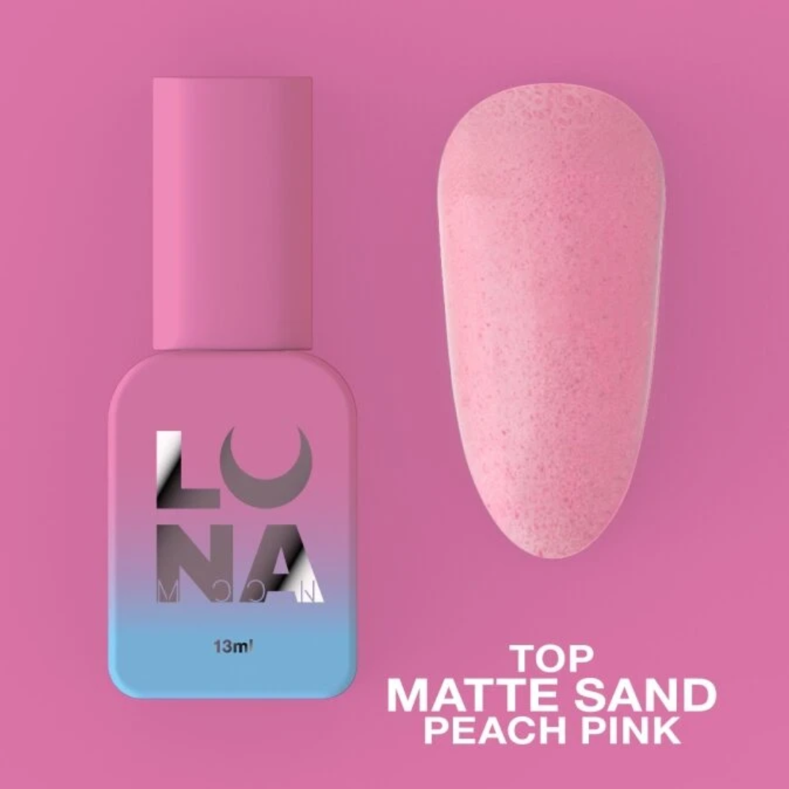 Топ лак Matte Sand Peach Pink