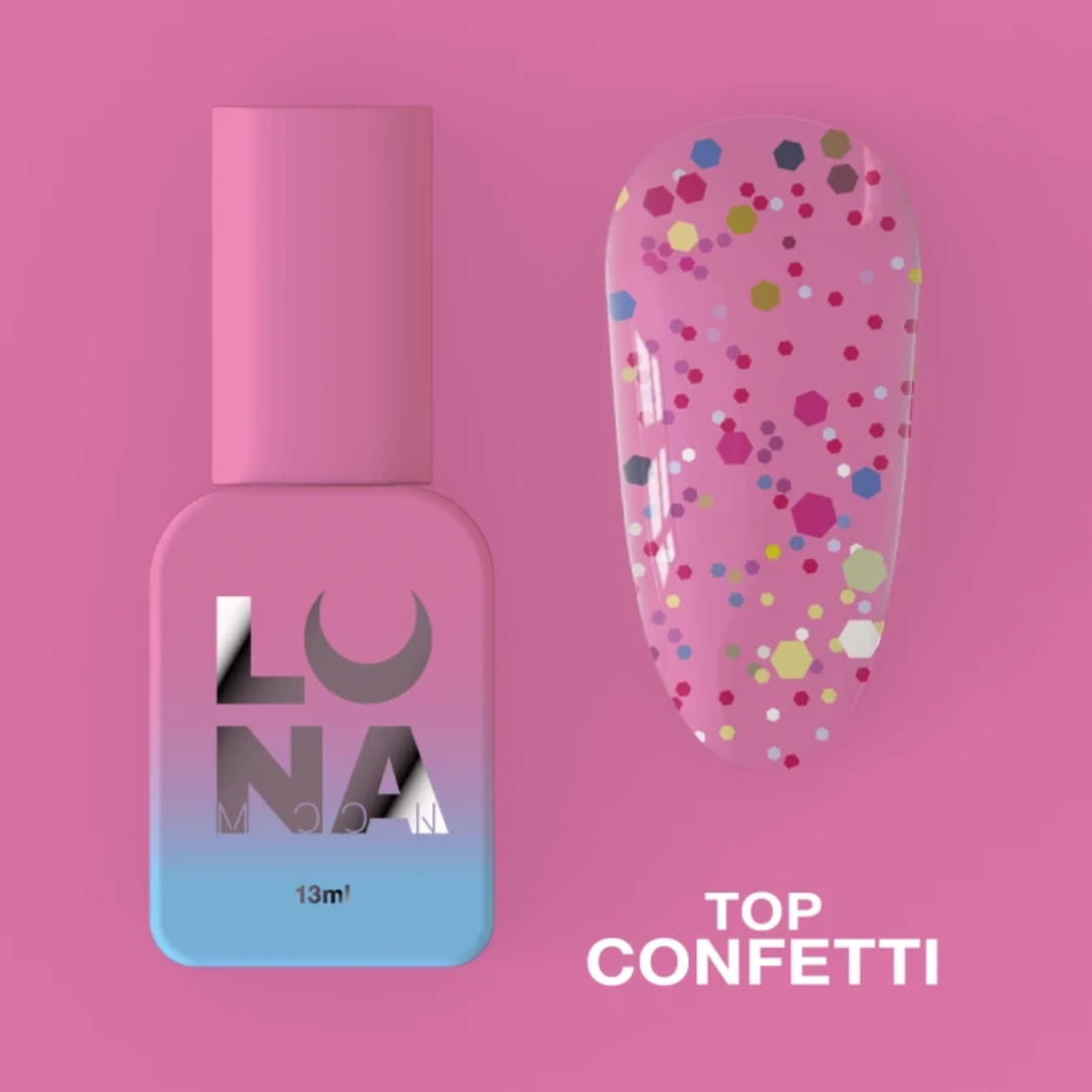 Топ лак Confetti