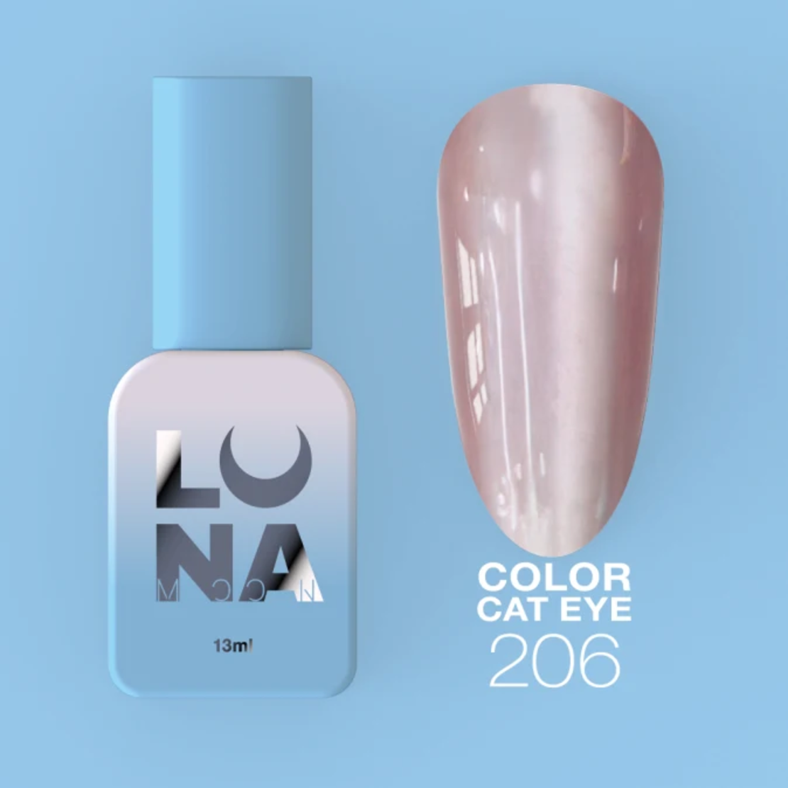 LUNAmoon Гел лак Cat eye 206