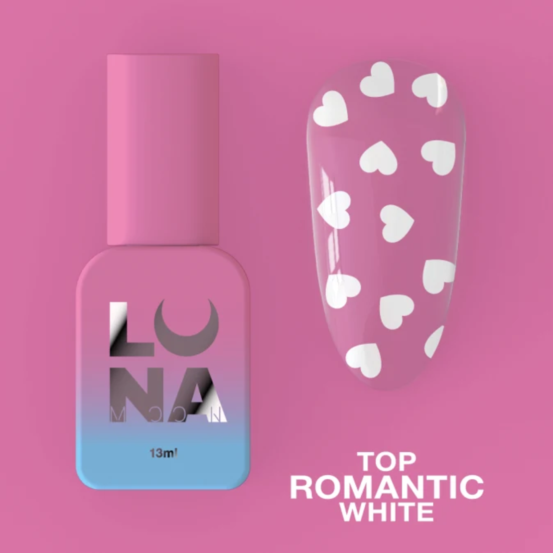 Топ лак Romantic White
