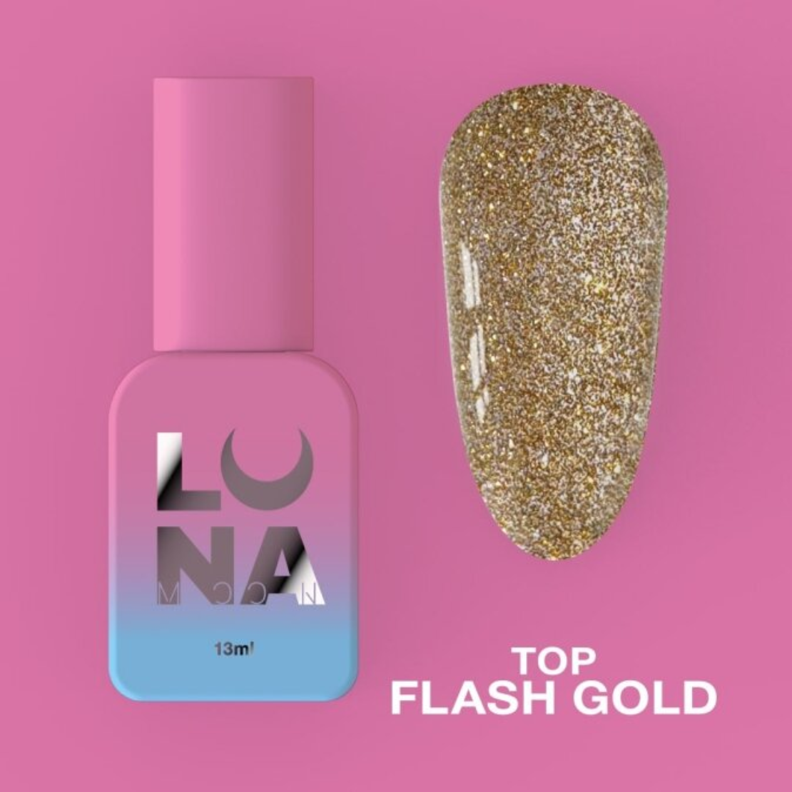 Топ лак Flash Gold