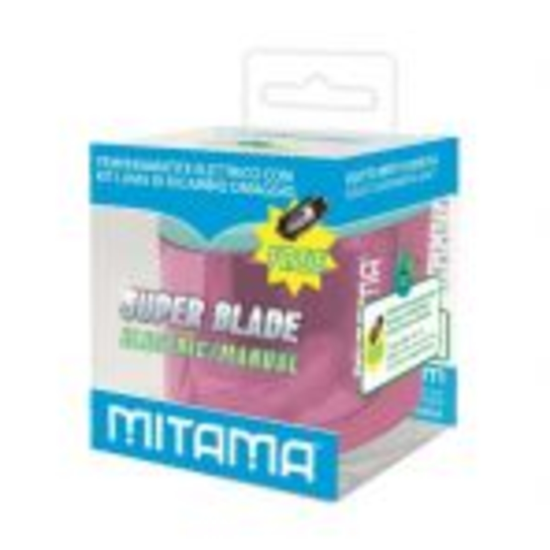 Електрическа острилка MITAMA Super Blade, единична, с допълнително ножче, розова