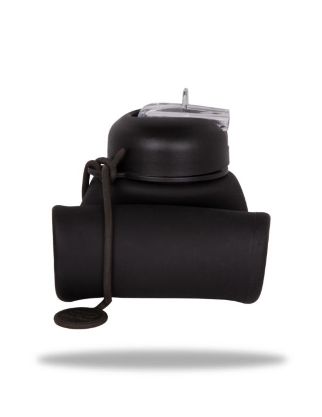 Сгъваема силиконова бутилка COOLPACK - PUMP - rpet BLACK
