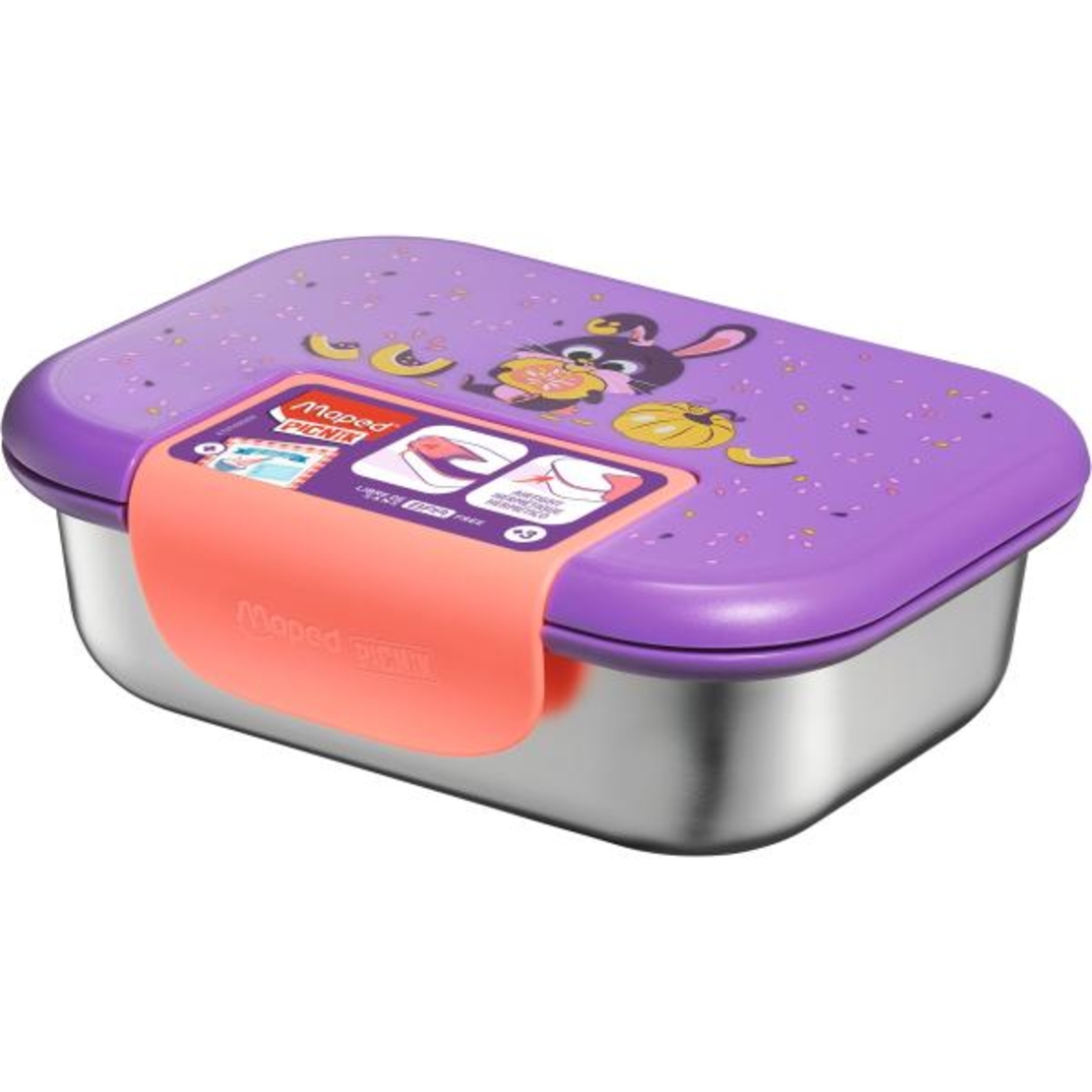 Метална кутия за храна MAPED MINIZ 900 ml RABBIT C3
