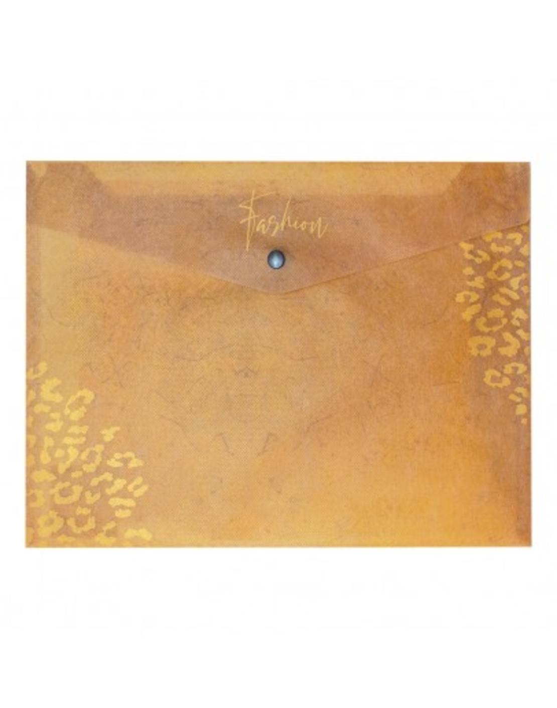 Папка с копче, A4, PP, Kraft Gold