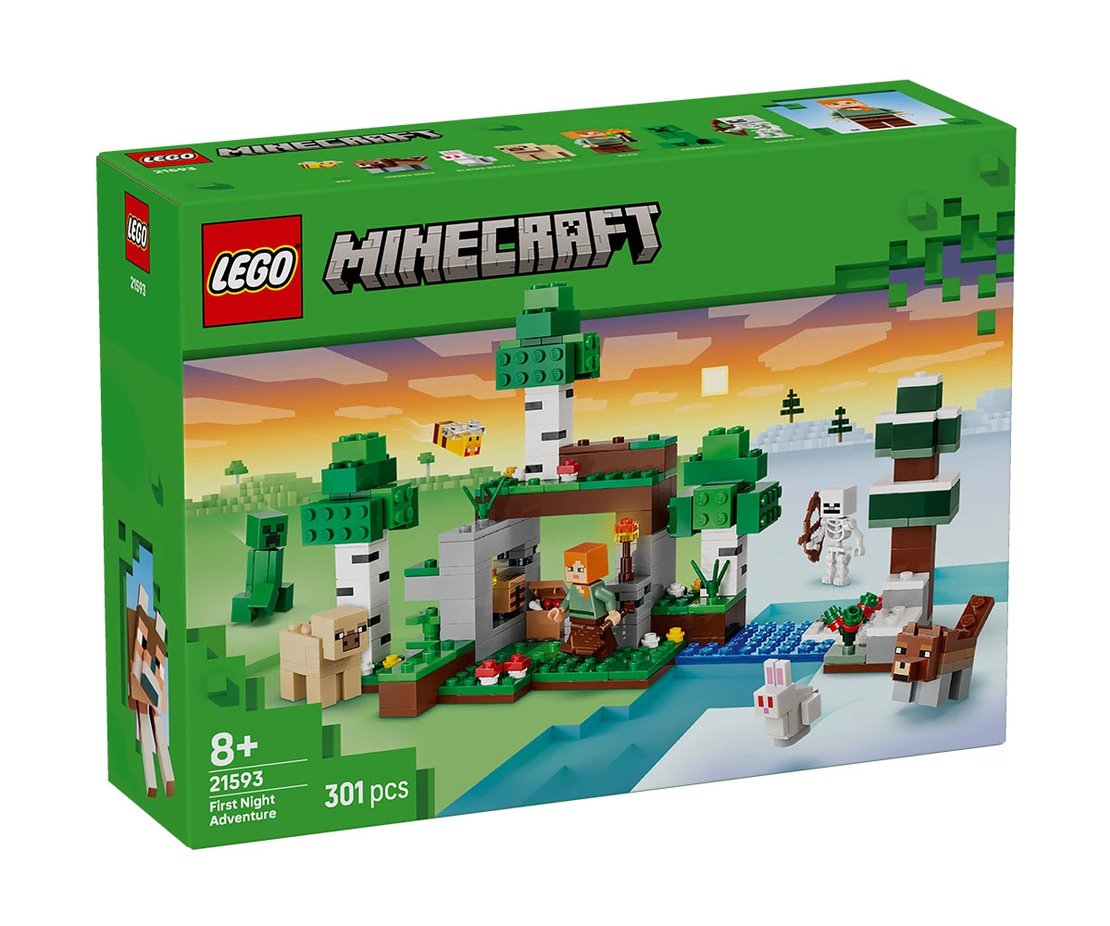 LEGO® Minecraft 21593 - Първото нощно приключение