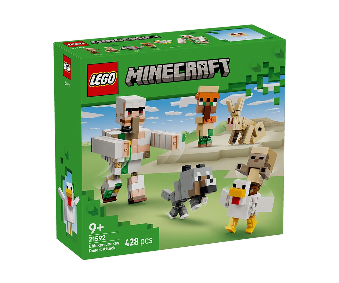 LEGO® Minecraft 21592 - Пустинната атака на жокея на пилета