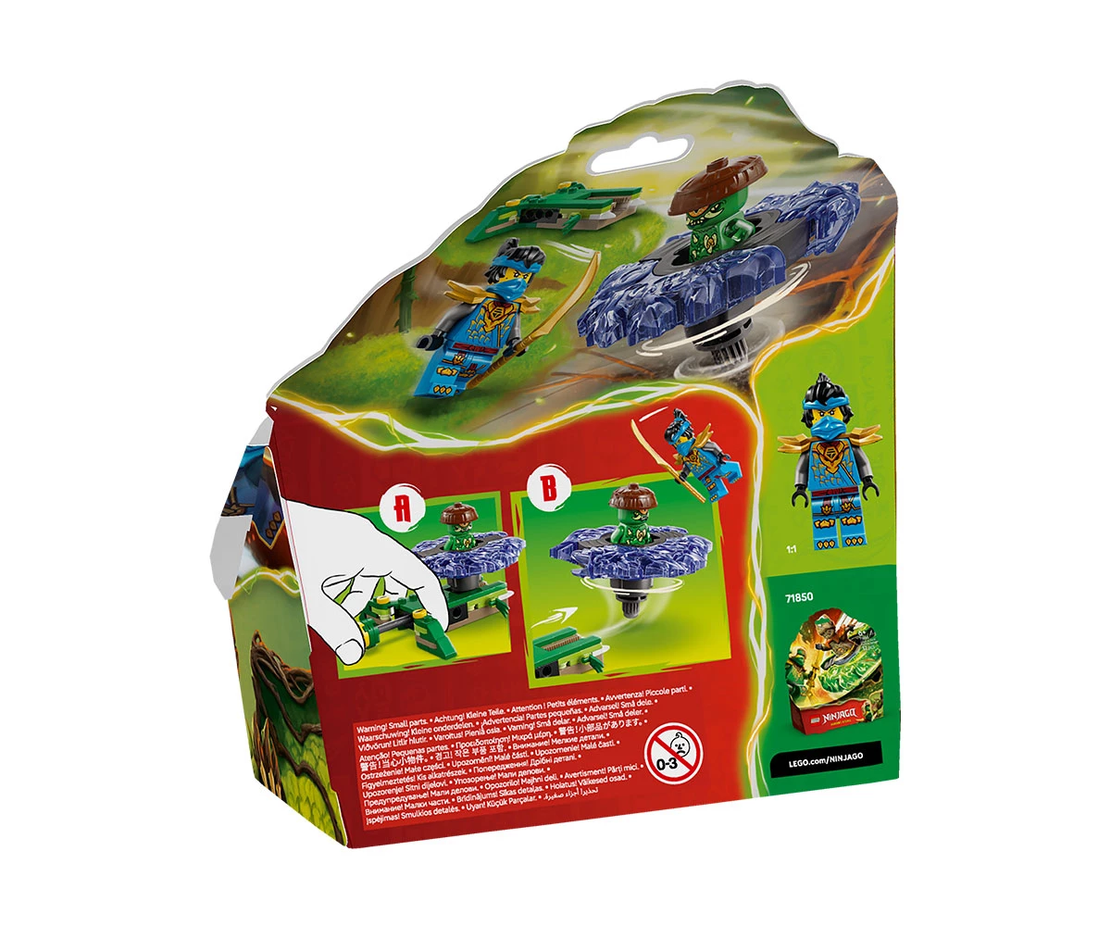 LEGO® NINJAGO 71849 - Спинер с Ния срещу стихийно чудовище