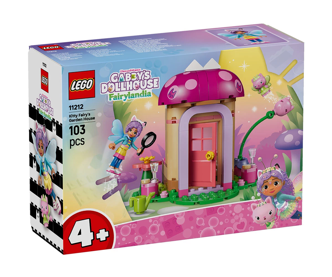 LEGO® Gabby's Dollhouse 11212 - Градинската къща на котешката фея