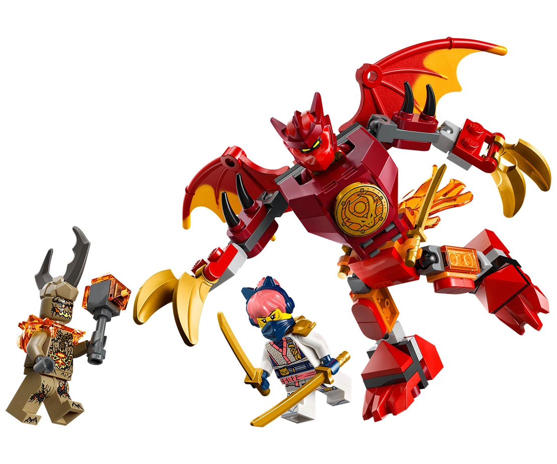 LEGO® NINJAGO 71851 - Драконов робот на Кай - боен пакет