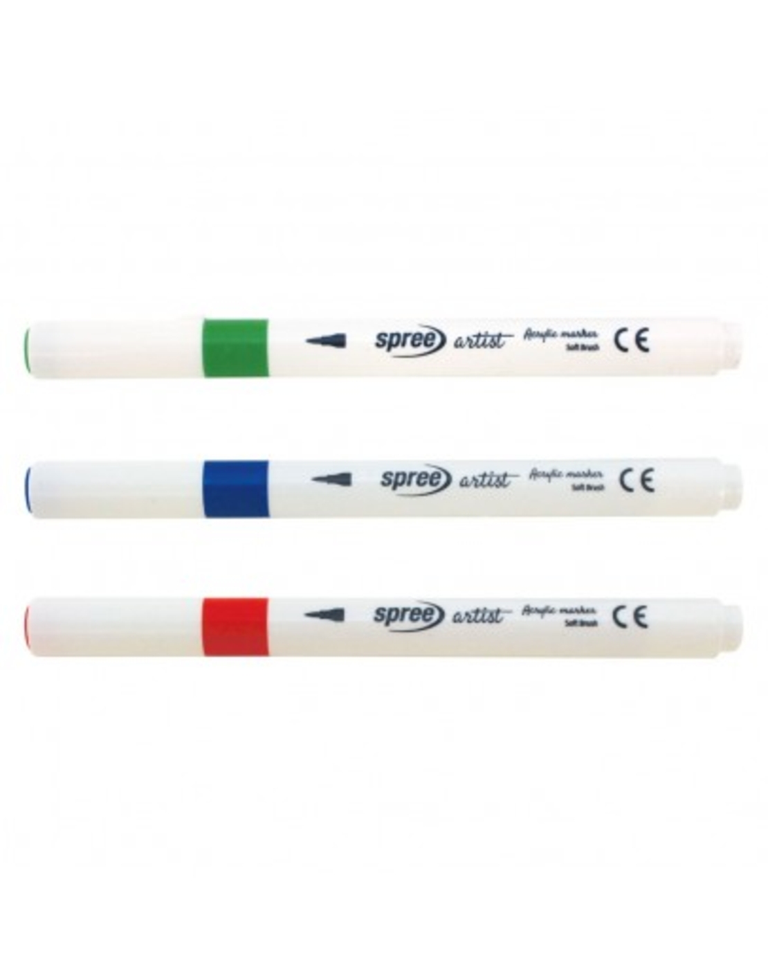 Маркери акрилни Artist Soft Brush, 24 цвята в PP кутия