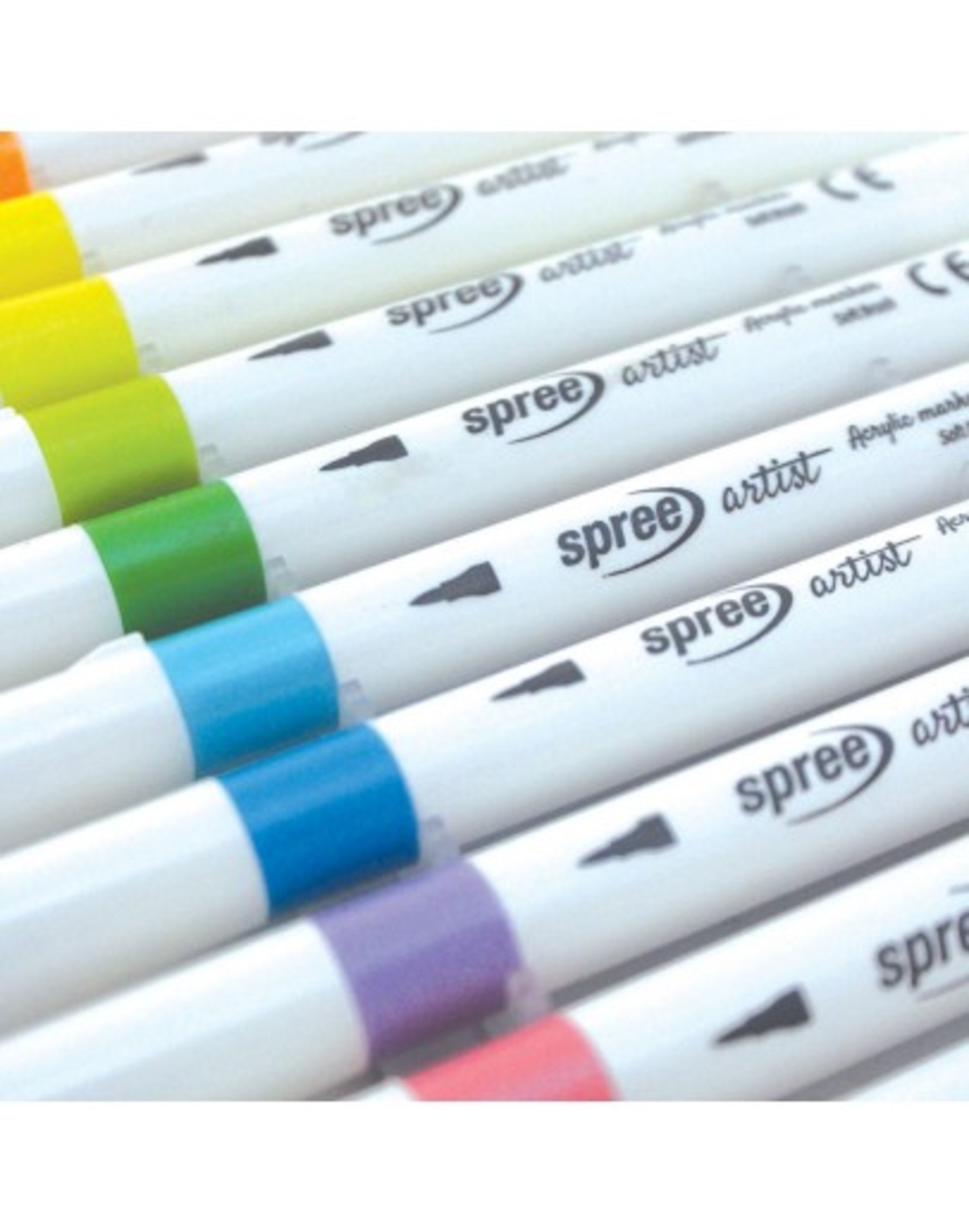 Маркери акрилни Artist Soft Brush, 24 цвята в PP кутия