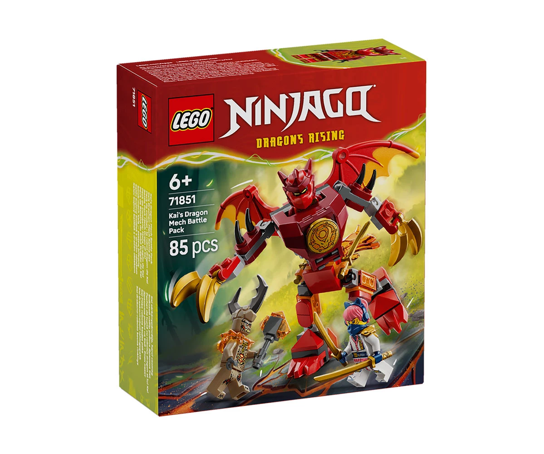 LEGO® NINJAGO 71851 - Драконов робот на Кай - боен пакет