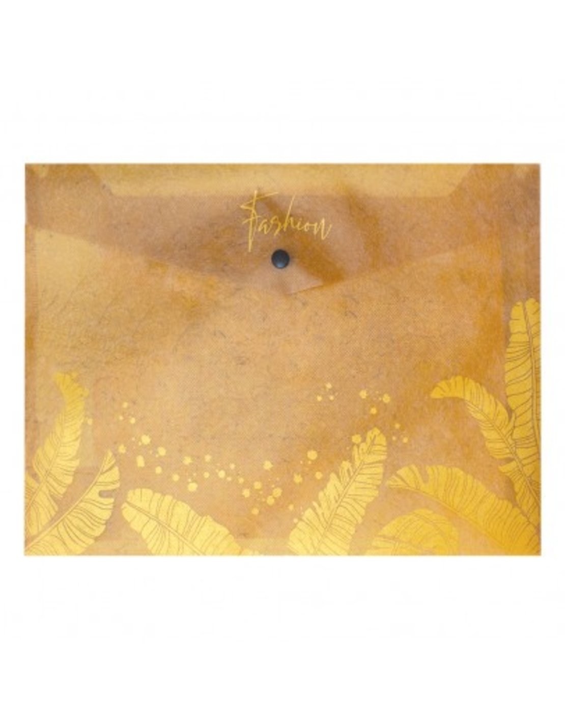 Папка с копче, A4, PP, Kraft Gold