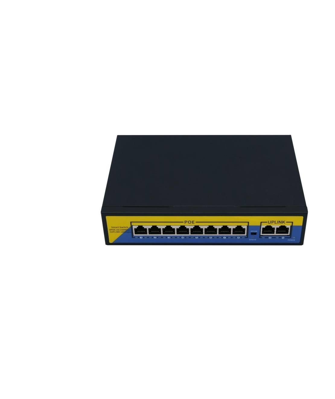 10-портов управляем (smart managed) PoE мрежов комутатор; 10 х 10/100Mbps Fast Ethernet порта